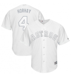Astros 4 George Springer Horhay White 2019 Players Weekend Player Jersey Astros 4 George Springer Horhay White 2019 Players Weekend Player Jersey