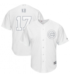Cubs 17 Kris Bryant KB White 2019 Players Weekend Player Jersey Cubs 17 Kris Bryant KB White 2019 Players Weekend Player Jersey