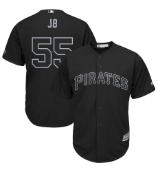 Pirates 55 Josh Bell JB Black 2019 Players Weekend Player Jersey Pirates 55 Josh Bell JB Black 2019 Players Weekend Player Jersey