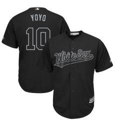 White Sox 10 Yoan Moncada Yoyo Black 2019 Players Weekend Player Jersey White Sox 10 Yoan Moncada Yoyo Black 2019 Players Weekend Player Jersey