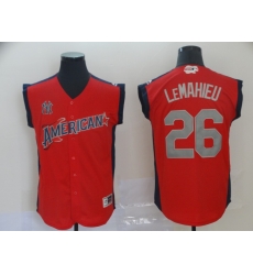American League 26 DJ LeMahieu Red 2019 MLB all star Game Player Jersey American League 26 DJ LeMahieu Red 2019 MLB all star Game Player Jersey