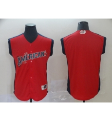 American League Red 2019 MLB all star Workout Team Jersey American League Red 2019 MLB all star Workout Team Jersey