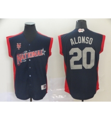 National League 20 Pete Alonso Navy 2019 MLB all star Game Player Jersey National League 20 Pete Alonso Navy 2019 MLB all star Game Player Jersey