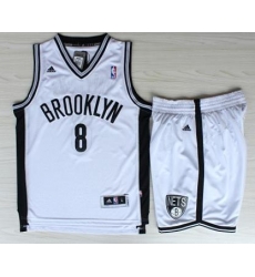 Brooklyn Nets 8 Deron Williams White Revolution 30 Swingman Jerseys Shorts NBA Suits Brooklyn Nets 8 Deron Williams White Revolution 30 Swingman Jerseys Shorts NBA Suits