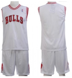 Chicago Bulls Blank White Jerseys&Shorts Chicago Bulls Blank White Jerseys&Shorts