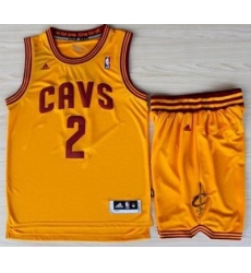Cleveland Cavaliers 2 Kyrie Irving Yellow Revolution 30 Swingman Jerseys Shorts NBA Suits Cleveland Cavaliers 2 Kyrie Irving Yellow Revolution 30 Swingman Jerseys Shorts NBA Suits