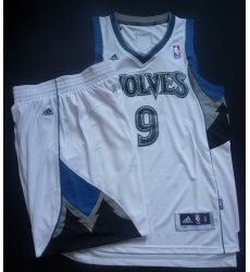 Minnesota Timberwolves 9 Ricky Rubio White Revolution 30 Swingman NBA Suits Minnesota Timberwolves 9 Ricky Rubio White Revolution 30 Swingman NBA Suits