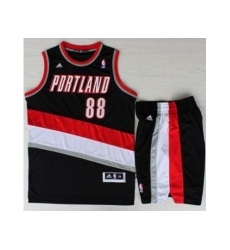 Portland Trail Blazers 88 Nicolas Batum Black Revolution 30 Swingman NBA Jersey Short Suits Portland Trail Blazers 88 Nicolas Batum Black Revolution 30 Swingman NBA Jersey Short Suits