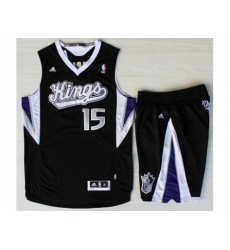 Sacramento Kings 15 DeMarcus Cousins Black Revolution 30 Swingman Suits Sacramento Kings 15 DeMarcus Cousins Black Revolution 30 Swingman Suits