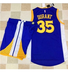 Warriors #35 Kevin Durant Blue A Set Stitched NBA Jersey Warriors #35 Kevin Durant Blue A Set Stitched NBA Jersey