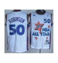 San Antonio Spurs 50 David Robinson White 95 All Star NBA Jerseys San Antonio Spurs 50 David Robinson White 95 All Star NBA Jerseys