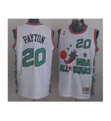 NBA 96 All Star #20 Payton White Jerseys NBA 96 All Star #20 Payton White Jerseys