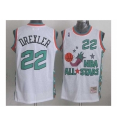 NBA 96 All Star #22 Drexler White Jerseys NBA 96 All Star #22 Drexler White Jerseys