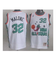 NBA 96 All Star #32 Malone White Jerseys NBA 96 All Star #32 Malone White Jerseys