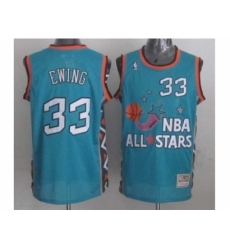 NBA 96 All Star #33 Ewing Blue Jerseys NBA 96 All Star #33 Ewing Blue Jerseys