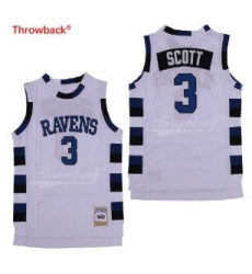 One Tree Hill Scott Ravens Movie jersey 3 White One Tree Hill Scott Ravens Movie jersey 3 White