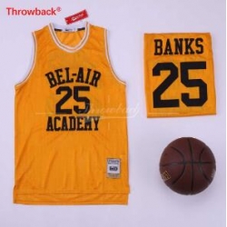 The Fresh Prince 14 Bel Air Academy Basketball Movie Yellow #25