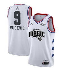 Magic 9 Nikola Vucevic White Youth Basketball Jordan Swingman 2019 AllStar Game Jersey Magic 9 Nikola Vucevic White Youth Basketball Jordan Swingman 2019 AllStar Game Jersey