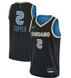 Men Kahleah Copper Chicago Sky Nike Youth 2021 Explorer Edition Victory Player Jersey Black Men Kahleah Copper Chicago Sky Nike Youth 2021 Explorer Edition Victory Player Jersey Black