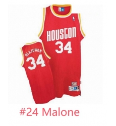 Men Mitchell and Ness Houston Rockets 24 Malone Red Throwback NBA Jersey Men Mitchell and Ness Houston Rockets 24 Malone Red Throwback NBA Jersey