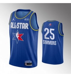 76ers 25 Ben Simmons Blue 2020 NBA All Star Jordan Brand Swingman Jersey 76ers 25 Ben Simmons Blue 2020 NBA All Star Jordan Brand Swingman Jersey