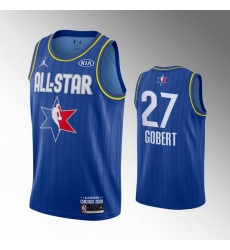 Jazz 27 Rudy Gobert Blue 2020 NBA All Star Jordan Brand Swingman Jersey Jazz 27 Rudy Gobert Blue 2020 NBA All Star Jordan Brand Swingman Jersey