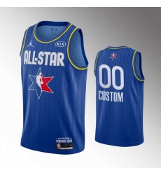 Men Blue Customized 2020 NBA All Star Jordan Brand Swingman Jersey Men Blue Customized 2020 NBA All Star Jordan Brand Swingman Jersey
