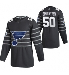 Blues 50 Jordan Binnington Gray 2020 NHL All Star Game Adidas Jersey Blues 50 Jordan Binnington Gray 2020 NHL All Star Game Adidas Jersey