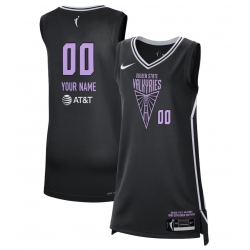 Golden State Valkyries Nike Black Custom Explorer Edition Victory Jersey