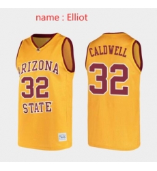 Men Arizona State Sun Devils #32 Elliott Yellow Jersey Men Arizona State Sun Devils #32 Elliott Yellow Jersey
