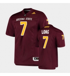 Men Arizona State Sun Devils Ethan Long College Football Maroon Premier Jersey Men Arizona State Sun Devils Ethan Long College Football Maroon Premier Jersey