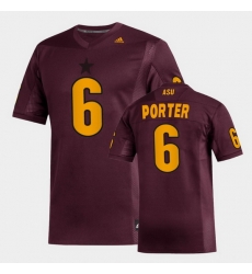 Men Arizona State Sun Devils Geordon Porter Replica Maroon Football Jersey Men Arizona State Sun Devils Geordon Porter Replica Maroon Football Jersey