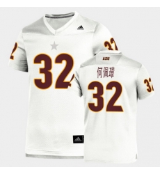 Men Arizona State Sun Devils Jackson He Replica White Football Jersey Men Arizona State Sun Devils Jackson He Replica White Football Jersey