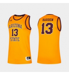 Men Arizona State Sun Devils James Harden Alumni Gold Classic Jersey Men Arizona State Sun Devils James Harden Alumni Gold Classic Jersey