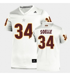 Men Arizona State Sun Devils Kyle Soelle Replica White Football Jersey Men Arizona State Sun Devils Kyle Soelle Replica White Football Jersey
