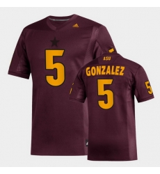 Men Arizona State Sun Devils Zane Gonzalez Replica Maroon Football Jersey Men Arizona State Sun Devils Zane Gonzalez Replica Maroon Football Jersey