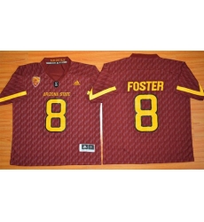 Sun Devils #8 D J Foster New Red Stitched NCAA Basketball Jersey Sun Devils #8 D J Foster New Red Stitched NCAA Basketball Jersey