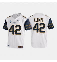 California Golden Bears Dylan Klumph College Football White Jersey California Golden Bears Dylan Klumph College Football White Jersey