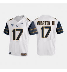 California Golden Bears Vic Wharton Iii College Football White Jersey California Golden Bears Vic Wharton Iii College Football White Jersey