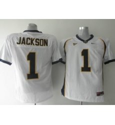 Golden Bears #1 DeSean Jackson White Embroidered NCAA Jersey Golden Bears #1 DeSean Jackson White Embroidered NCAA Jersey
