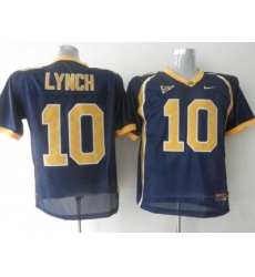 Golden Bears #10 Marshawn Lynch Blue Embroidered NCAA Jersey Golden Bears #10 Marshawn Lynch Blue Embroidered NCAA Jersey