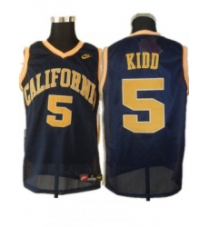 Golden Bears #5 Jason Kidd Blue Basketball Embroidered NCAA Jersey Golden Bears #5 Jason Kidd Blue Basketball Embroidered NCAA Jersey