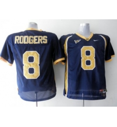 Golden Bears #8 Aaron Rodgers Blue Embroidered NCAA Jersey Golden Bears #8 Aaron Rodgers Blue Embroidered NCAA Jersey