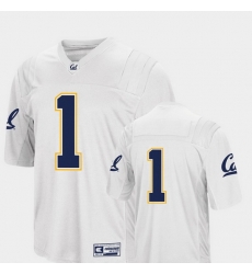 Men California Golden Bears 1 White College Football Colosseum Jersey Men California Golden Bears 1 White College Football Colosseum Jersey