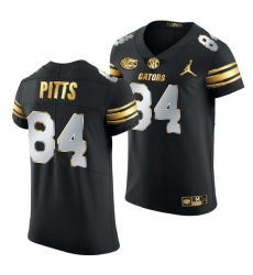 Florida Gators Kyle Pitts Black Golden Edition Jersey Florida Gators Kyle Pitts Black Golden Edition Jersey