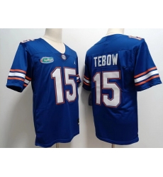 Men Florida Gators #15 Tim Tebow Blue Stitched Football Jersey Men Florida Gators #15 Tim Tebow Blue Stitched Football Jersey