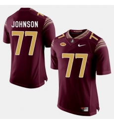 Florida State Seminoles Roderick Johnson College Football Garnet Jersey Florida State Seminoles Roderick Johnson College Football Garnet Jersey