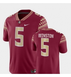 Men Florida State Seminoles Jameis Winston 5 Garnet Game College Football Jersey Men Florida State Seminoles Jameis Winston 5 Garnet Game College Football Jersey