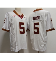 Men Women Youth Florida State Seminoles #5 Jared Verse White 2023 F U S E Stitched Limited NCAA Jersey Men Women Youth Florida State Seminoles #5 Jared Verse White 2023 F U S E Stitched Limited NCAA Jersey