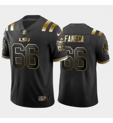 LSU Tiger Alan Faneca Black Golden Edition Men'S Jersey LSU Tiger Alan Faneca Black Golden Edition Men'S Jersey